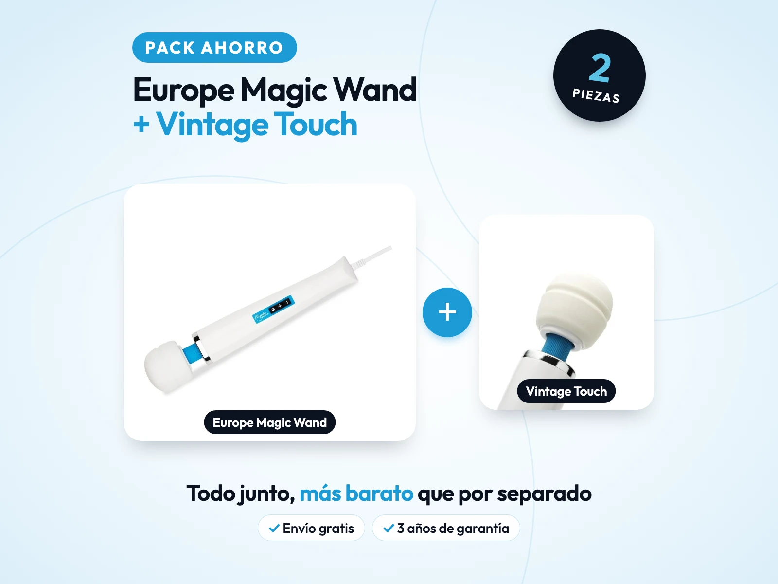 Portada del pack: PACK AHORRO: Europe Magic Wand + Vintage Touch